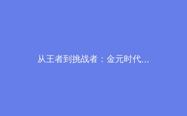 从王者到挑战者：金元时代退潮后，职业体育的价值重塑与未来路径 - 2